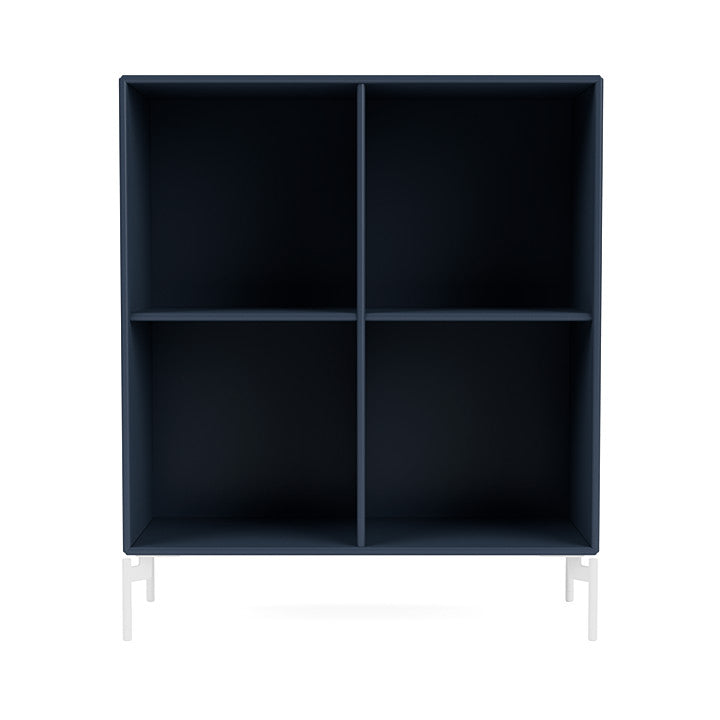 Montana Show Bookcase With Legs, Juniper/Snow White