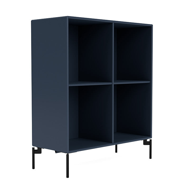 Montana Show Bookcase With Legs, Juniper/Black