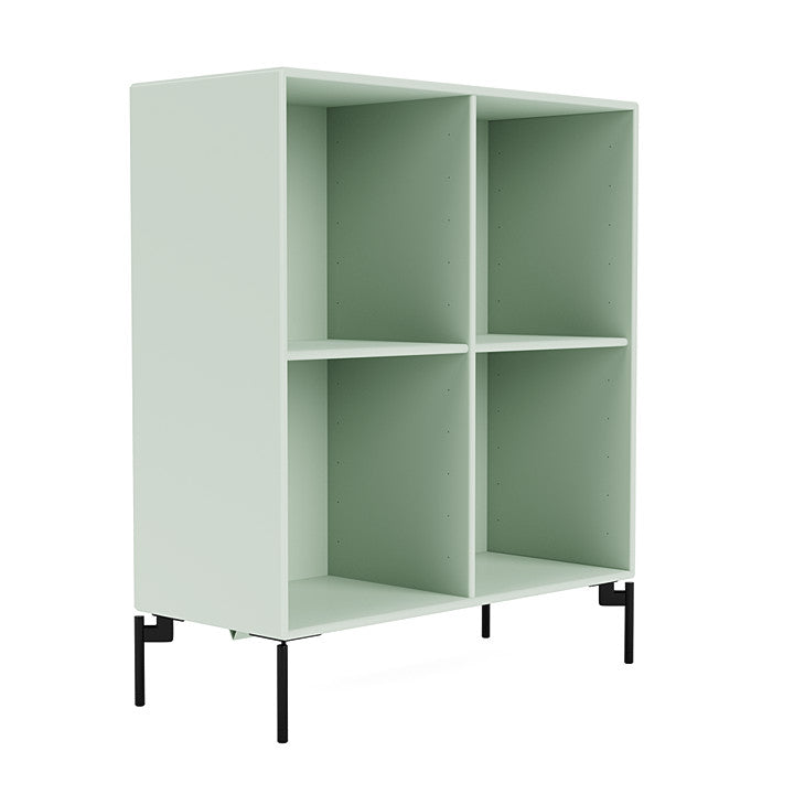 Montana Show Bookcase With Legs, Mist/Black