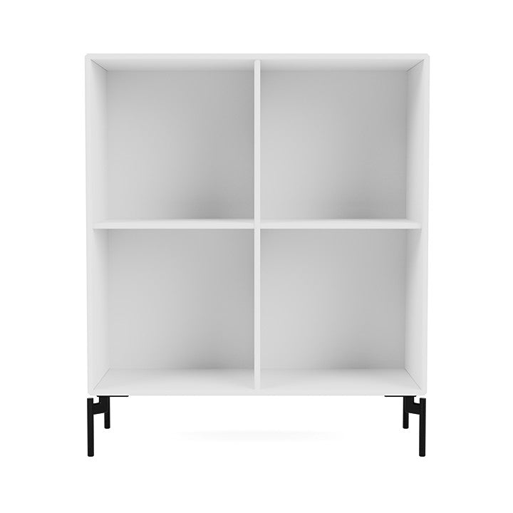 Montana Show Bookcase With Legs, New White/Black