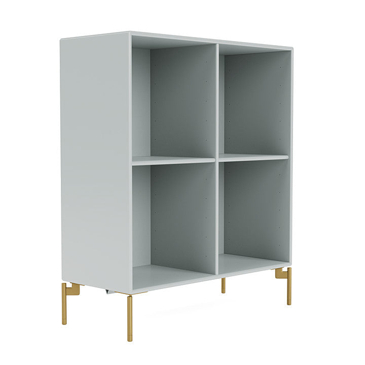 Montana Show Bookcase With Legs, Oyster/Brass