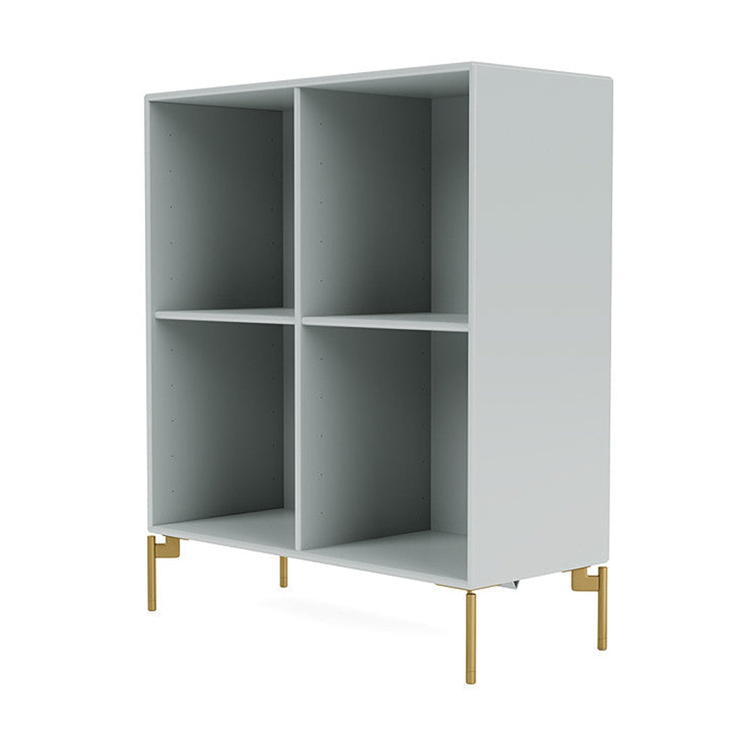 Montana Show Bookcase With Legs, Oyster/Brass