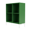 Montana Show Bookcase With Legs, Parsley/Snow White