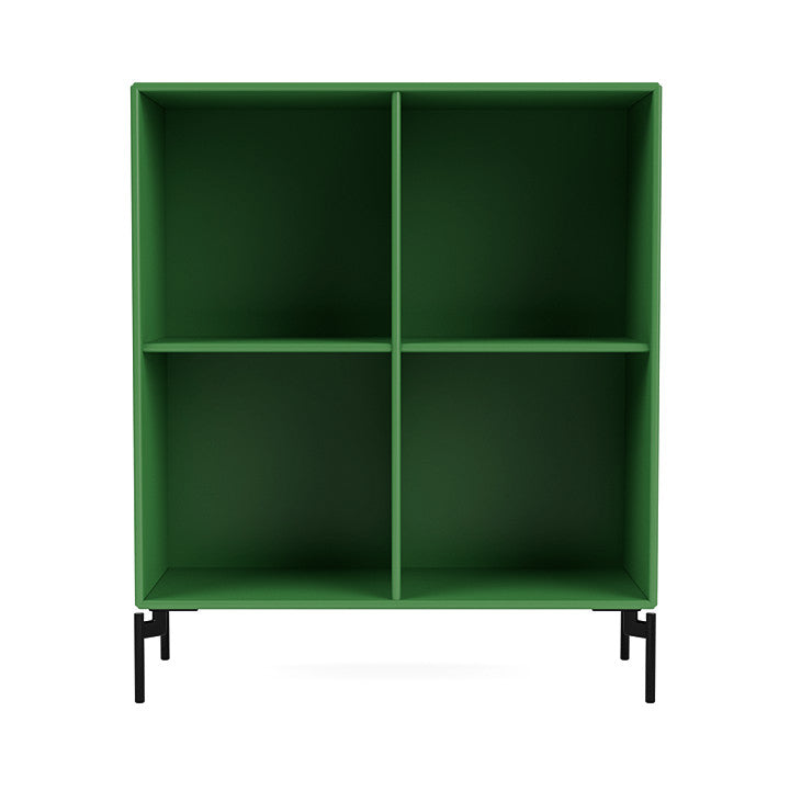 Montana Show Bookcase With Legs, Parsley/Black