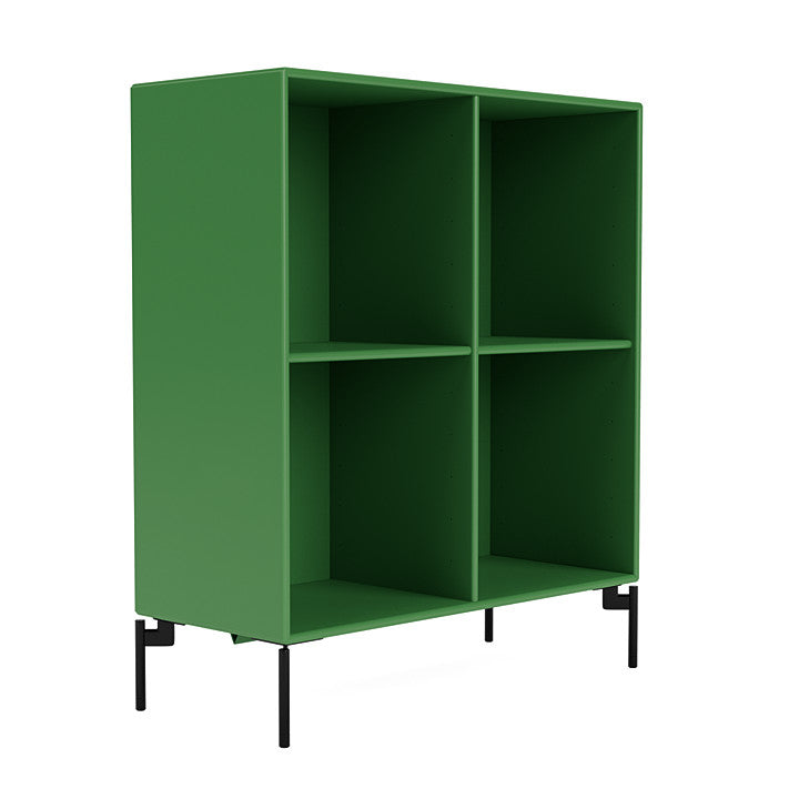 Montana Show Bookcase With Legs, Parsley/Black