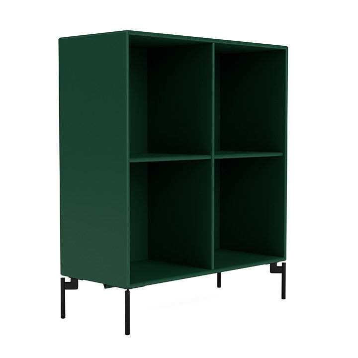 Montana Show Bookcase With Legs, Pine/Black