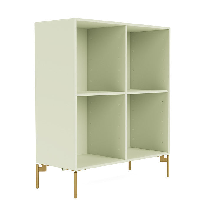 Montana Show Bookcase With Legs, Pomelo/Brass