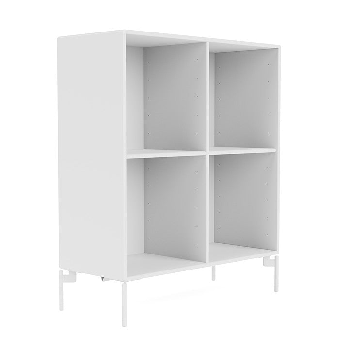 Montana Show Bookcase With Legs, Snow White/Snow White