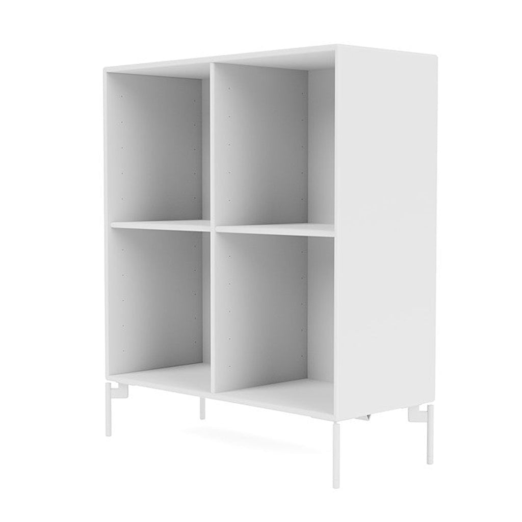 Montana Show Bookcase With Legs, Snow White/Snow White