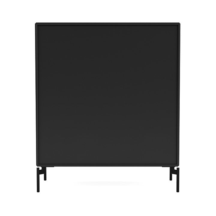 Montana Show Bookcase With Legs, Black/Black