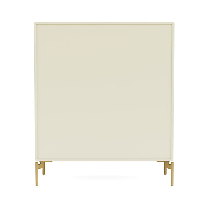 Montana Show Bookcase With Legs, Vanilla/Brass