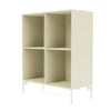 Montana Show Bookcase With Legs, Vanilla/Snow White