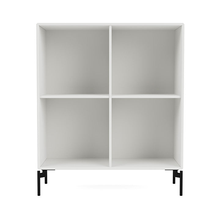 Montana Show Bookcase With Legs, White/Black