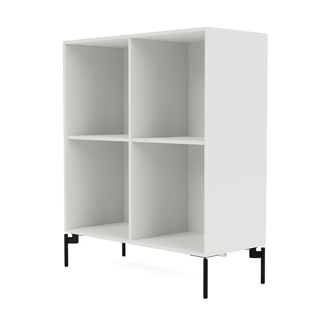 Montana Show Bookcase With Legs, White/Black