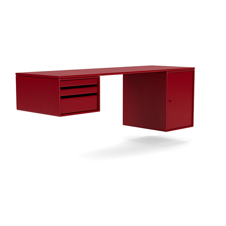 Montana Workshop Work Desk, Beetroot Red