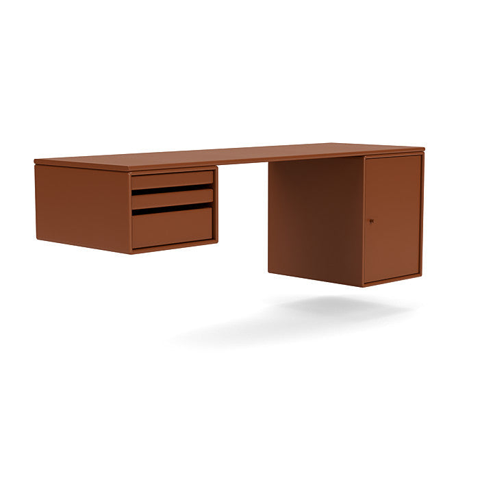 Montana Workshop Work Desk, Hazelnut Brown