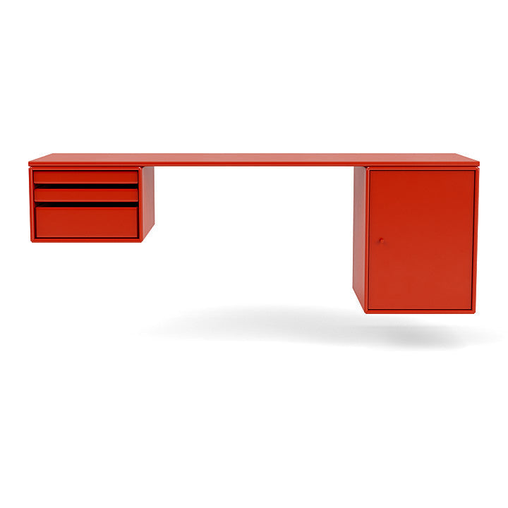 Montana Workshop Work Desk, Rosehip Red