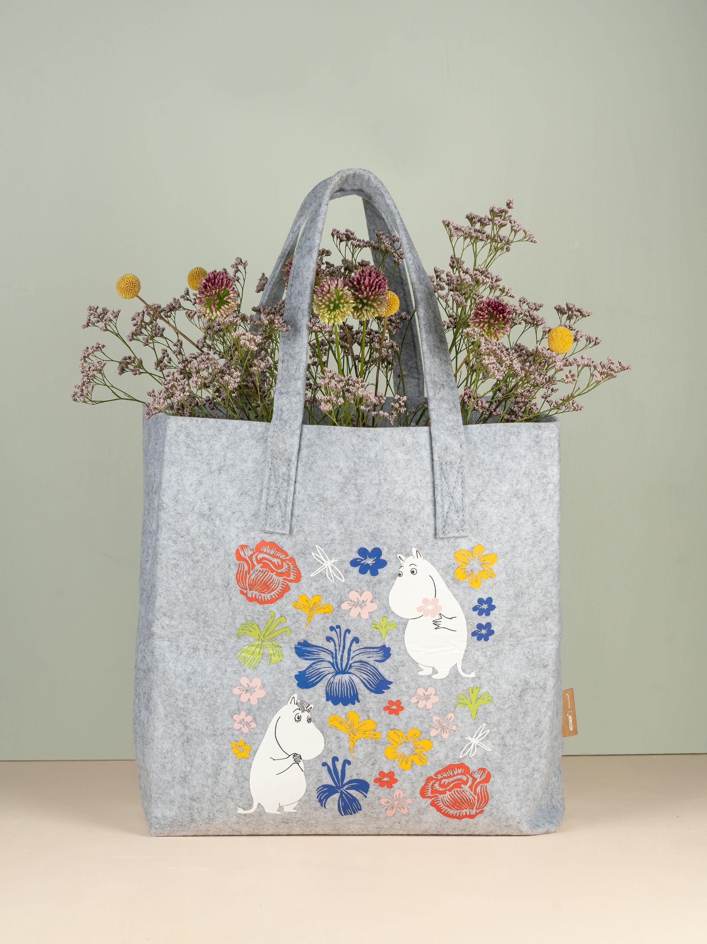 Muurla Moomin Tote Bag Flowers