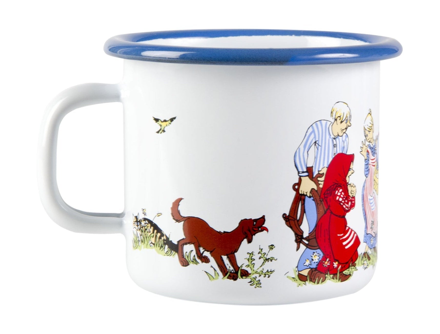 Muurla Emil Of Lönnerberga Enamel Mug, The Family