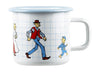 Muurla Emil Of Lönnerberga Enamel Mug, The Katthult Folks