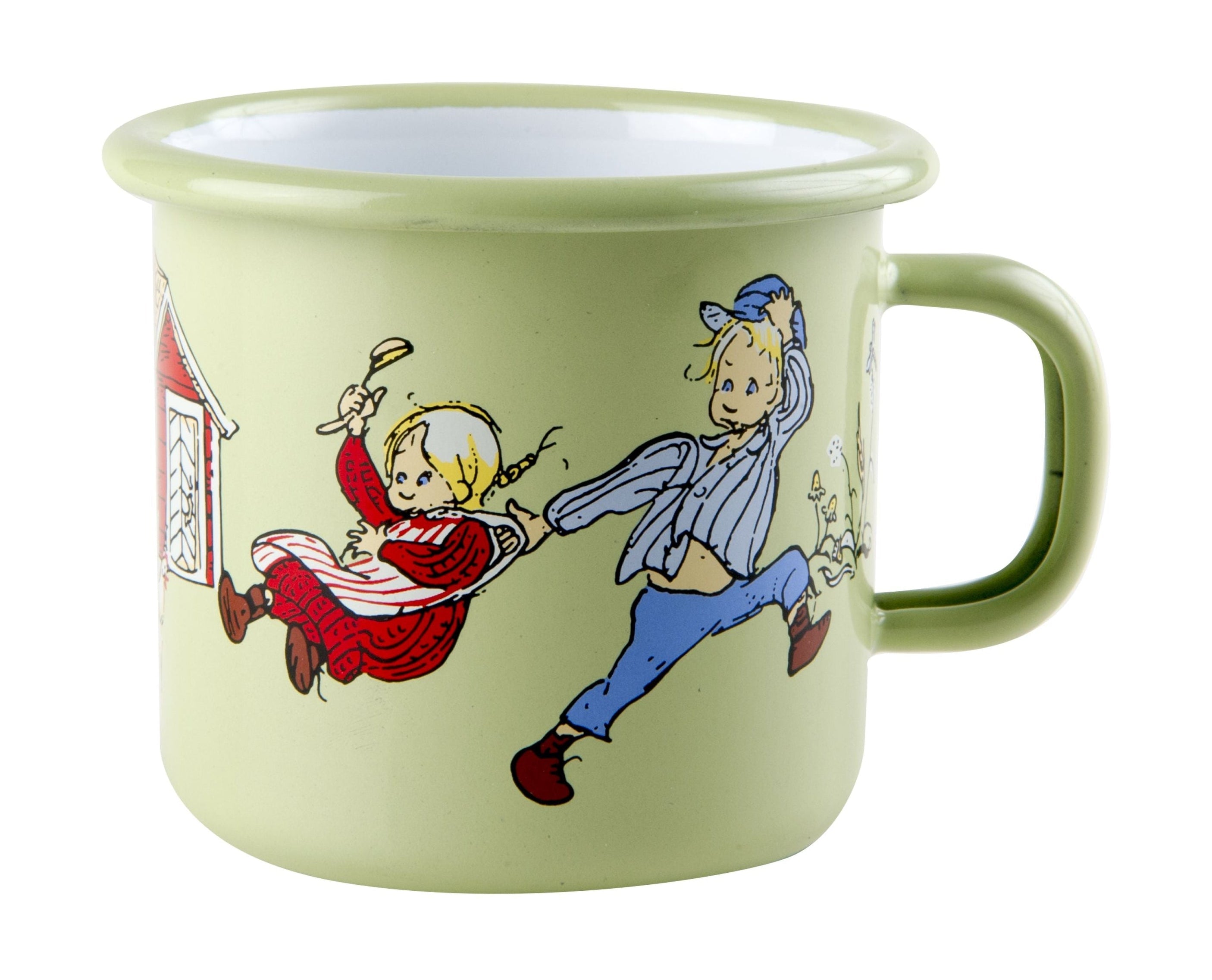 Muurla Emil Of Lönnerberga Enamel Mug, Emil&Ida