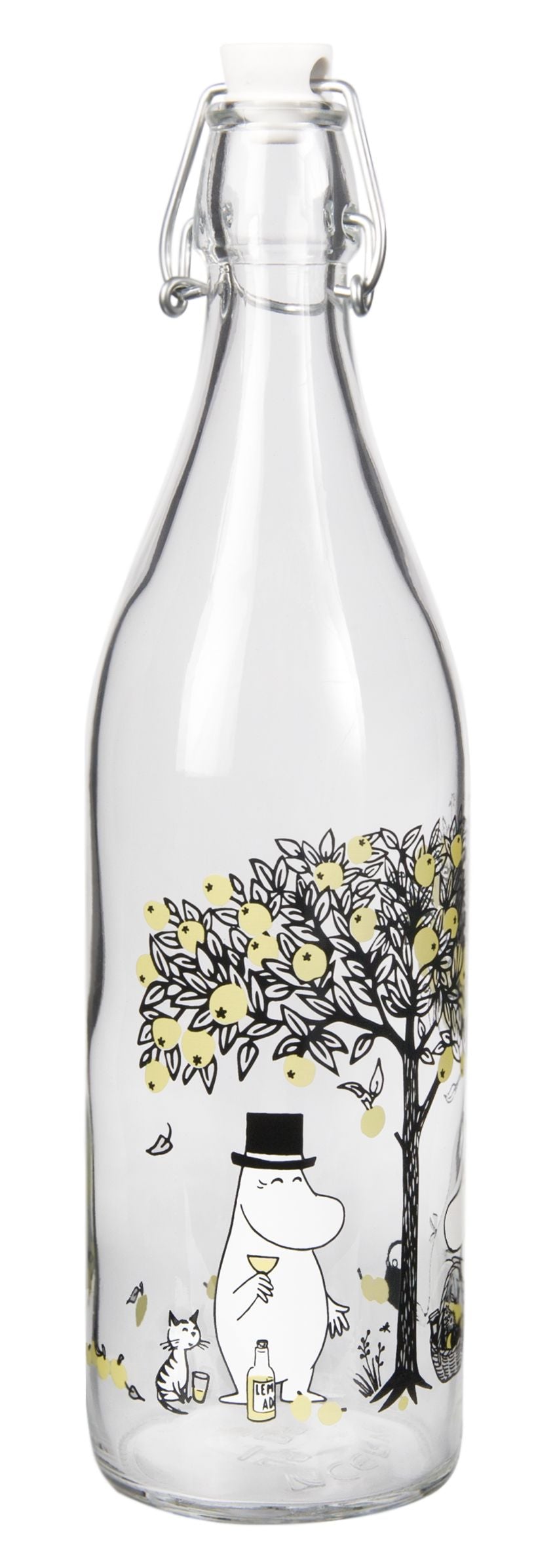 Muurla Moomin Glass Bottle, Apples