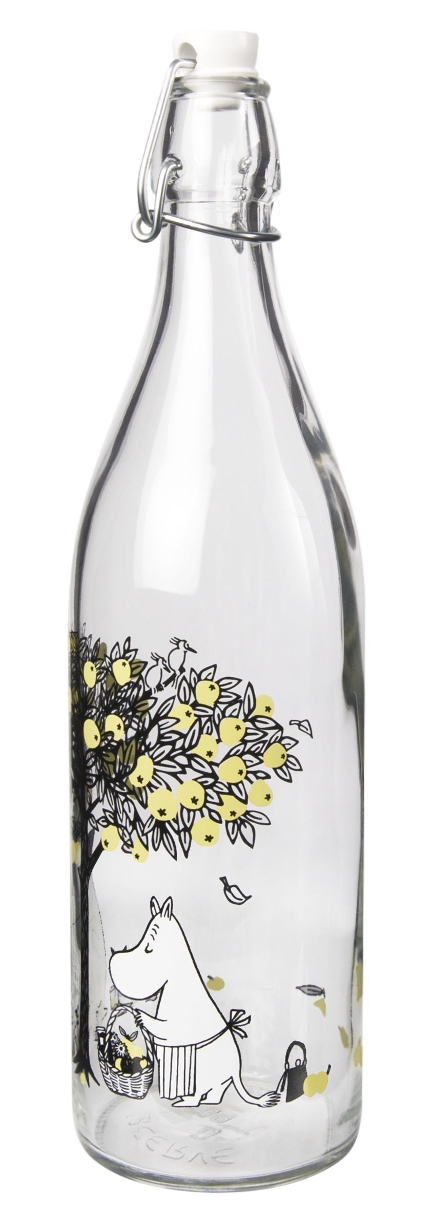 Muurla Moomin Glass Bottle, Apples