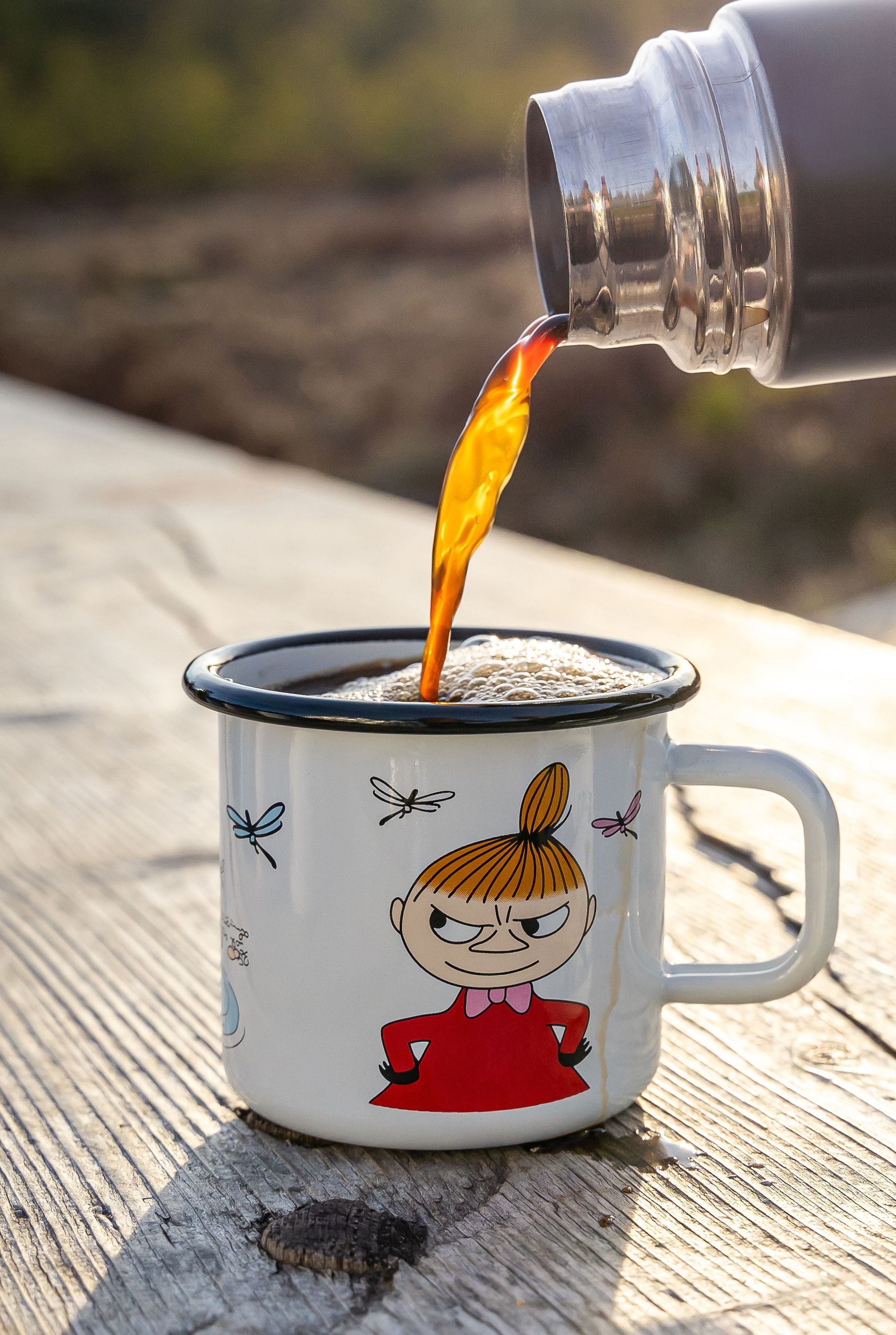 Muurla Moomin Colors Enamel Mug, Little My