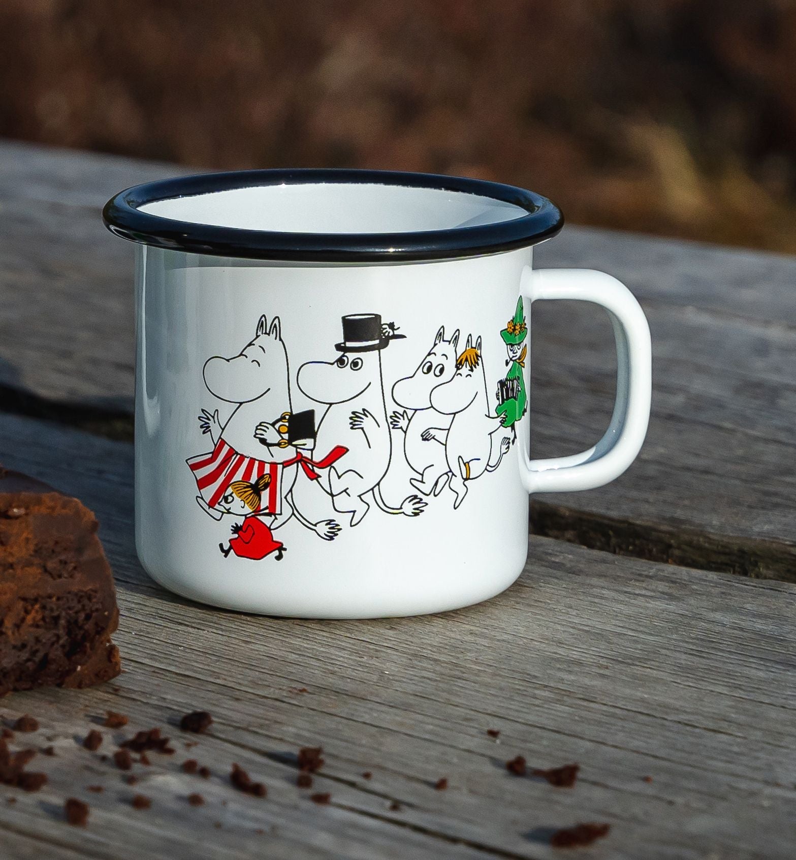 Muurla Moomin Colors Enamel Mug, Moomin Valley 2,5 Dl