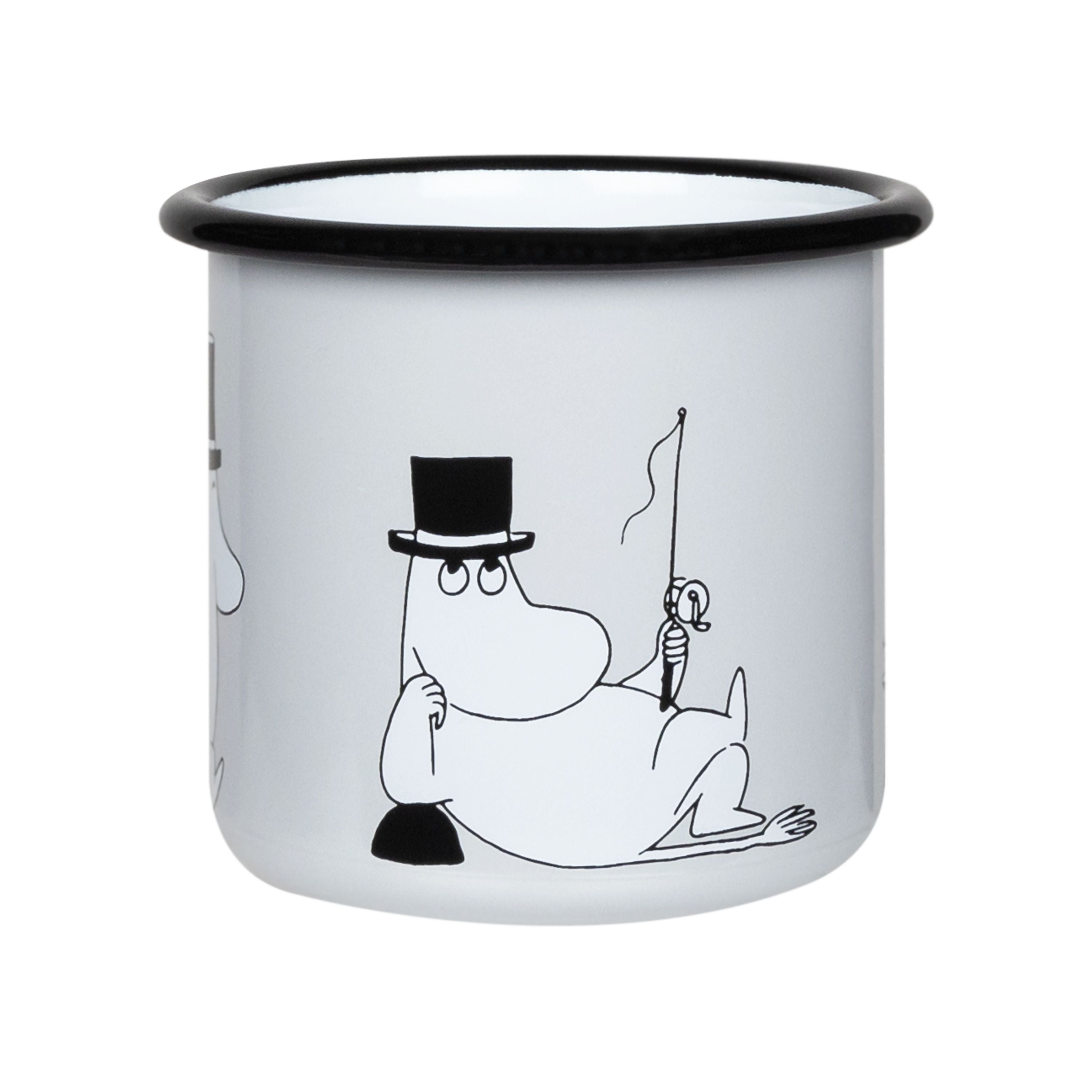 Muurla Moomin Retro Enamel Mug, Moominpappa