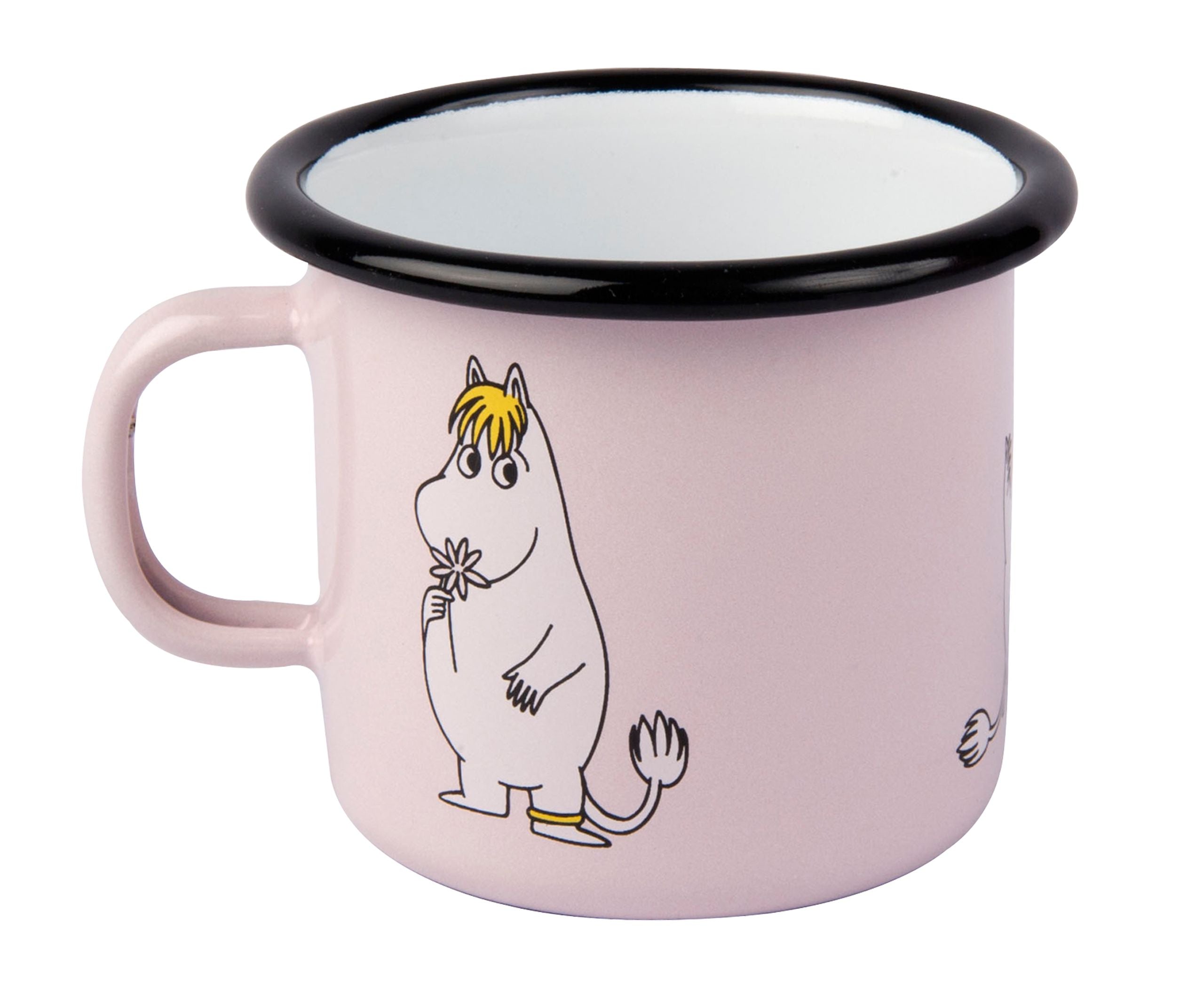 Muurla Moomin Retro Enamel Mug, Snorkmaiden, Pink