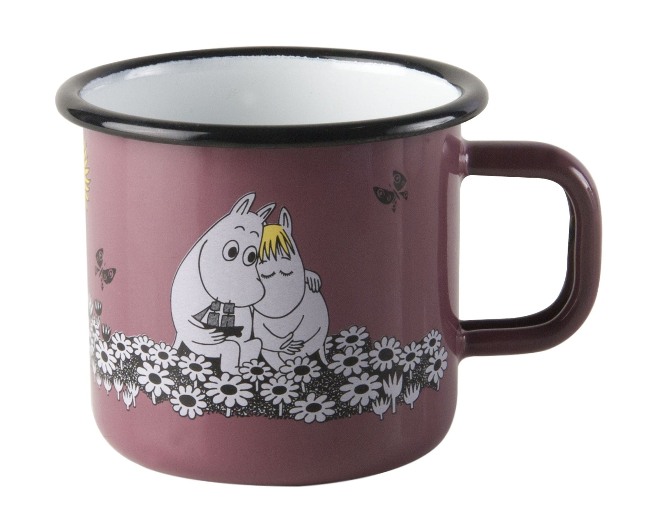 Muurla Moomin Retro Enamel Mug, Together Forever