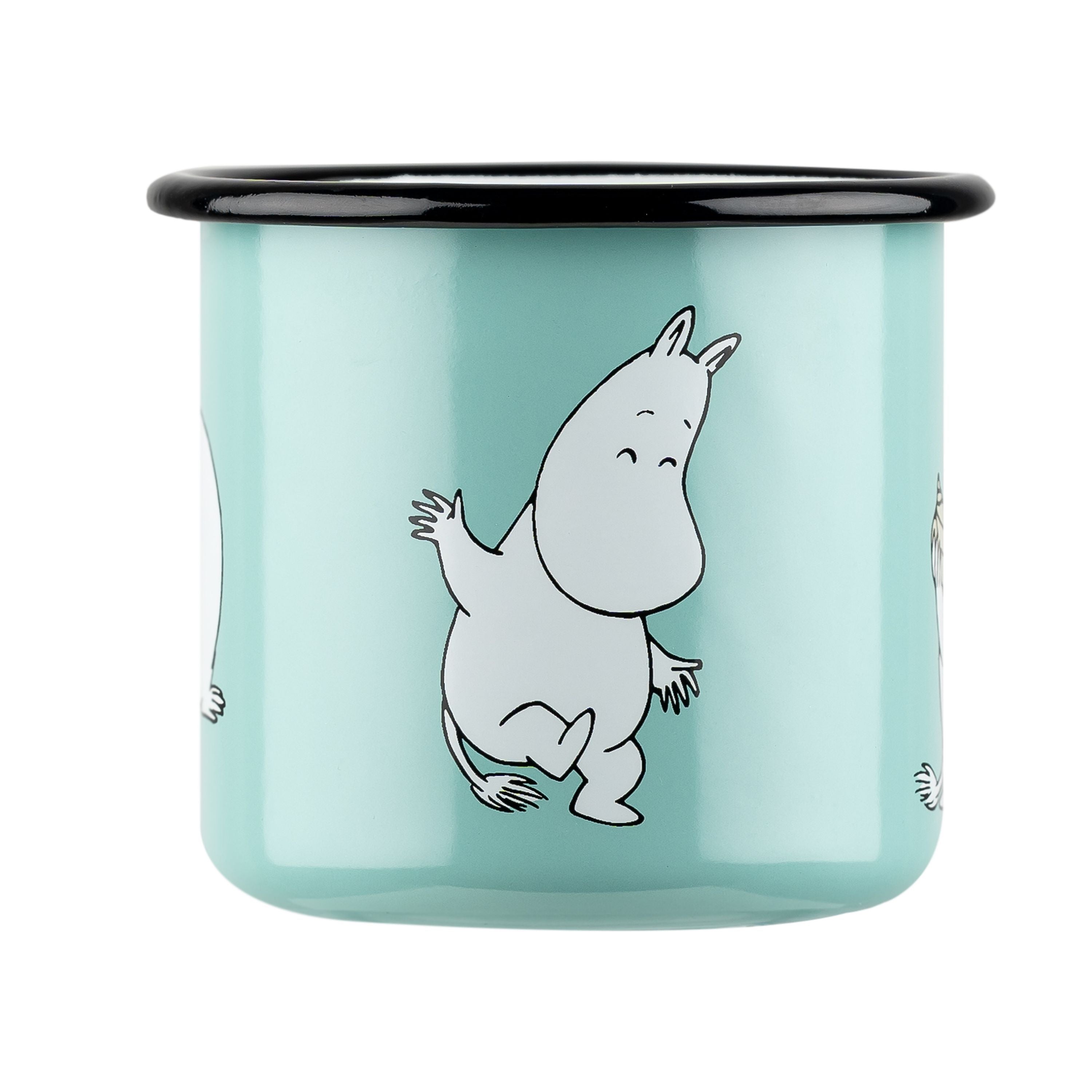 Muurla Moomin Retro Enamel Mug, Moomin, Mint