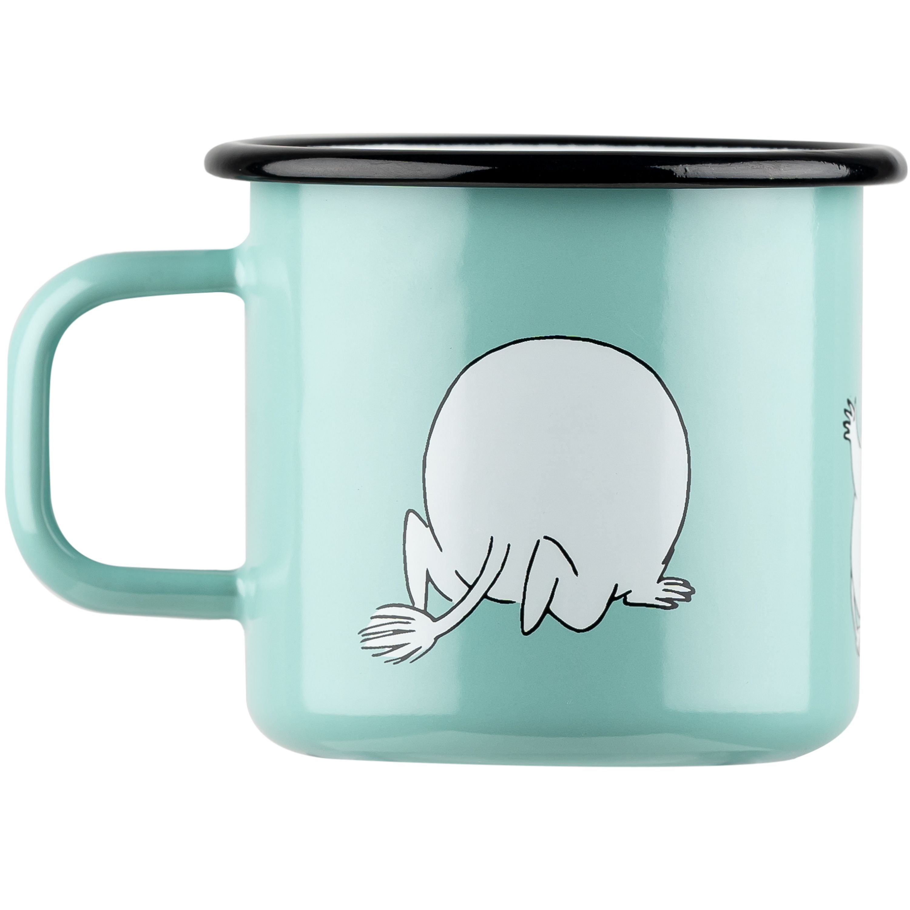 Muurla Moomin Retro Enamel Mug, Moomin, Mint