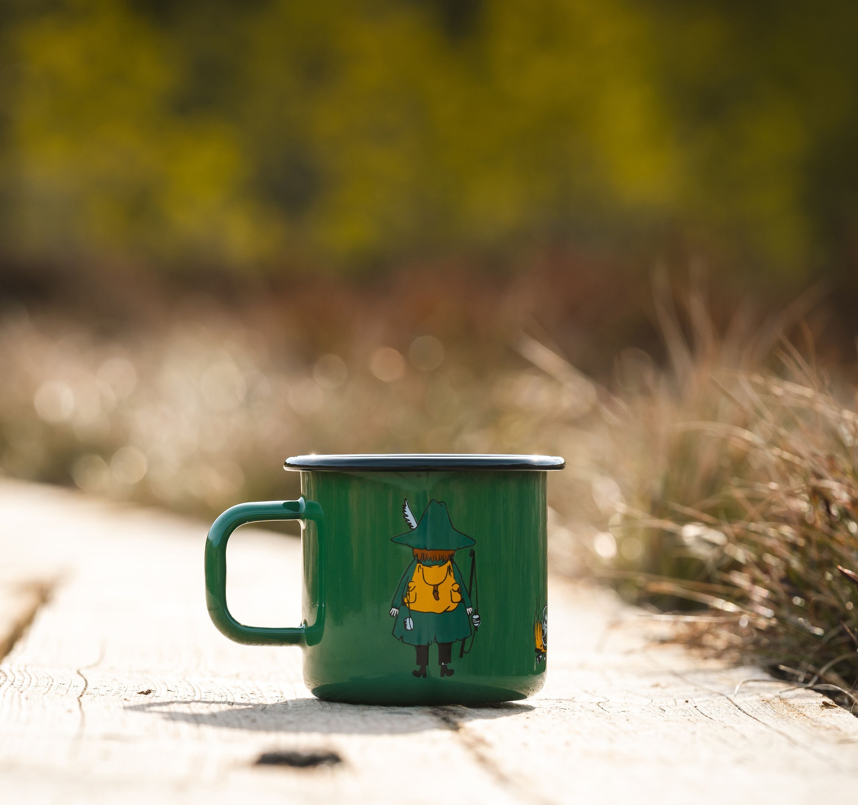 Muurla Moomin Retro Enamel Mug, Snufkin