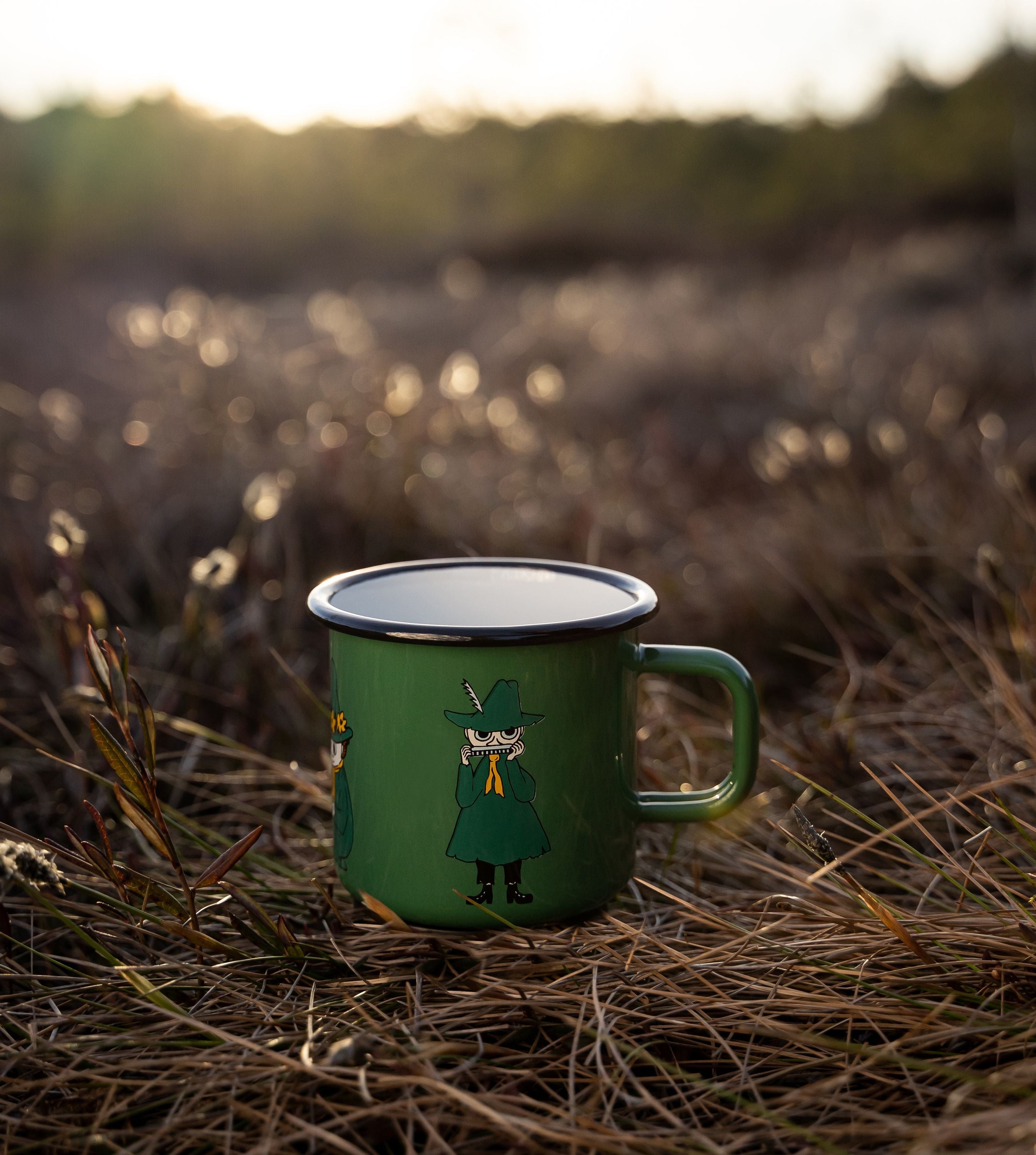 Muurla Moomin Retro Enamel Mug, Snufkin