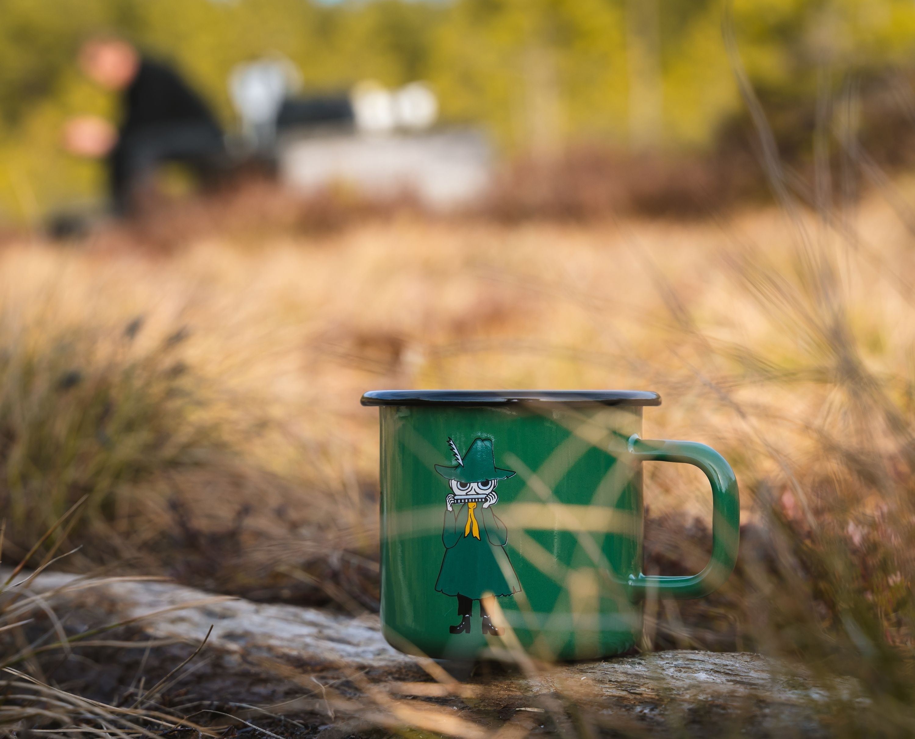 Muurla Moomin Retro Enamel Mug, Snufkin