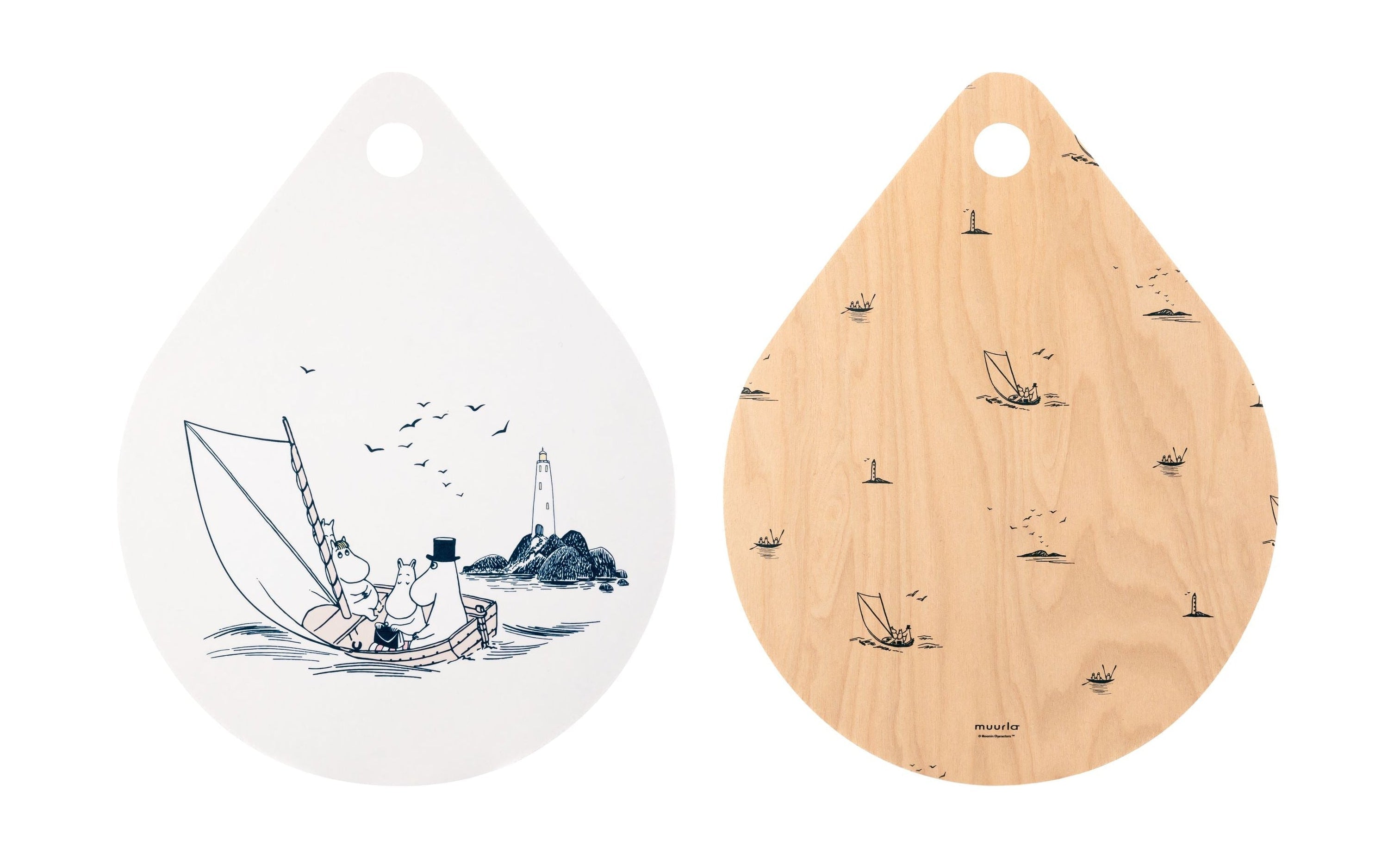 Muurla Moomin Chop & Serv Board Sailors