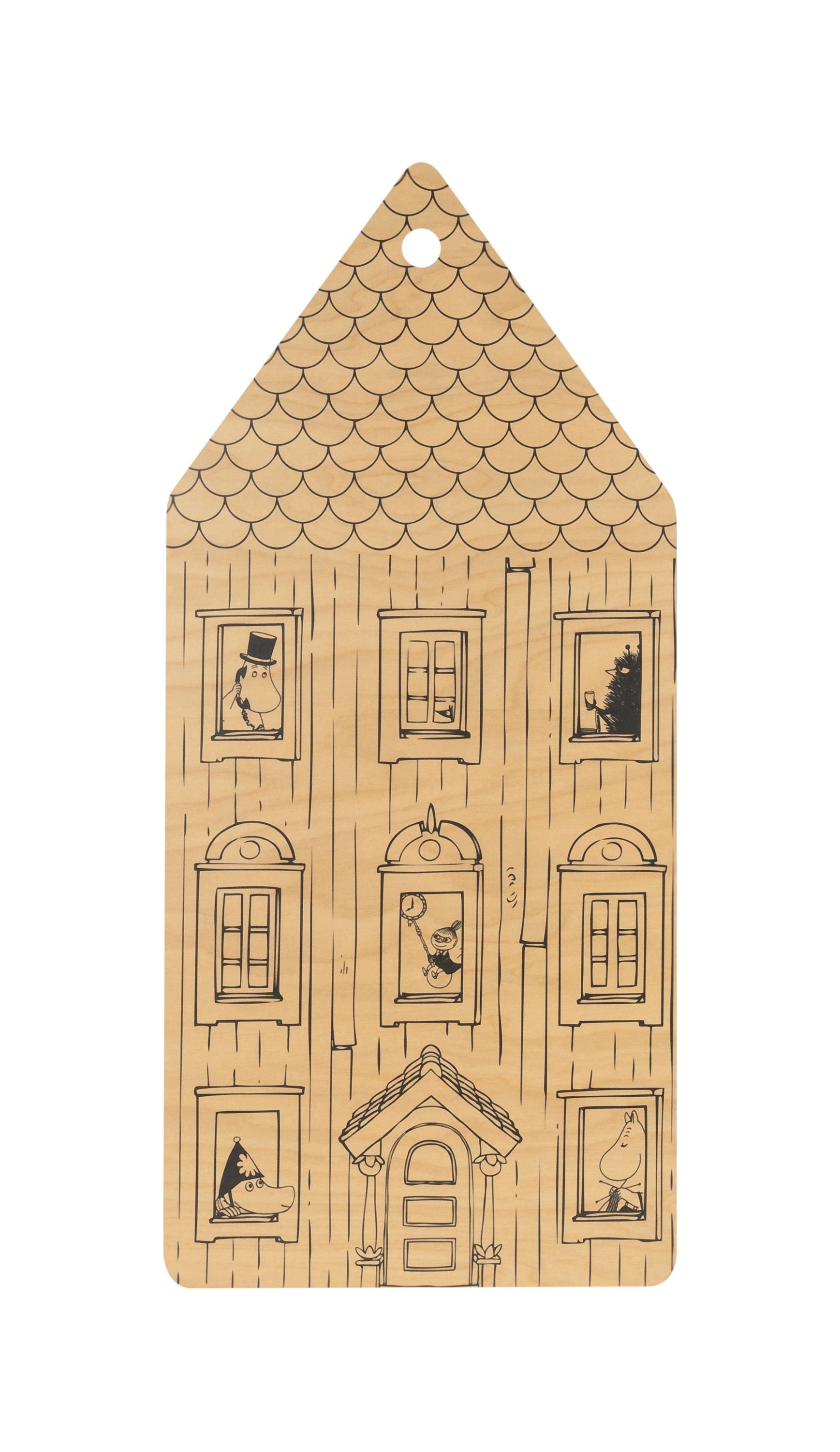 Muurla Moomin Chop & Serv Board Moominhouse