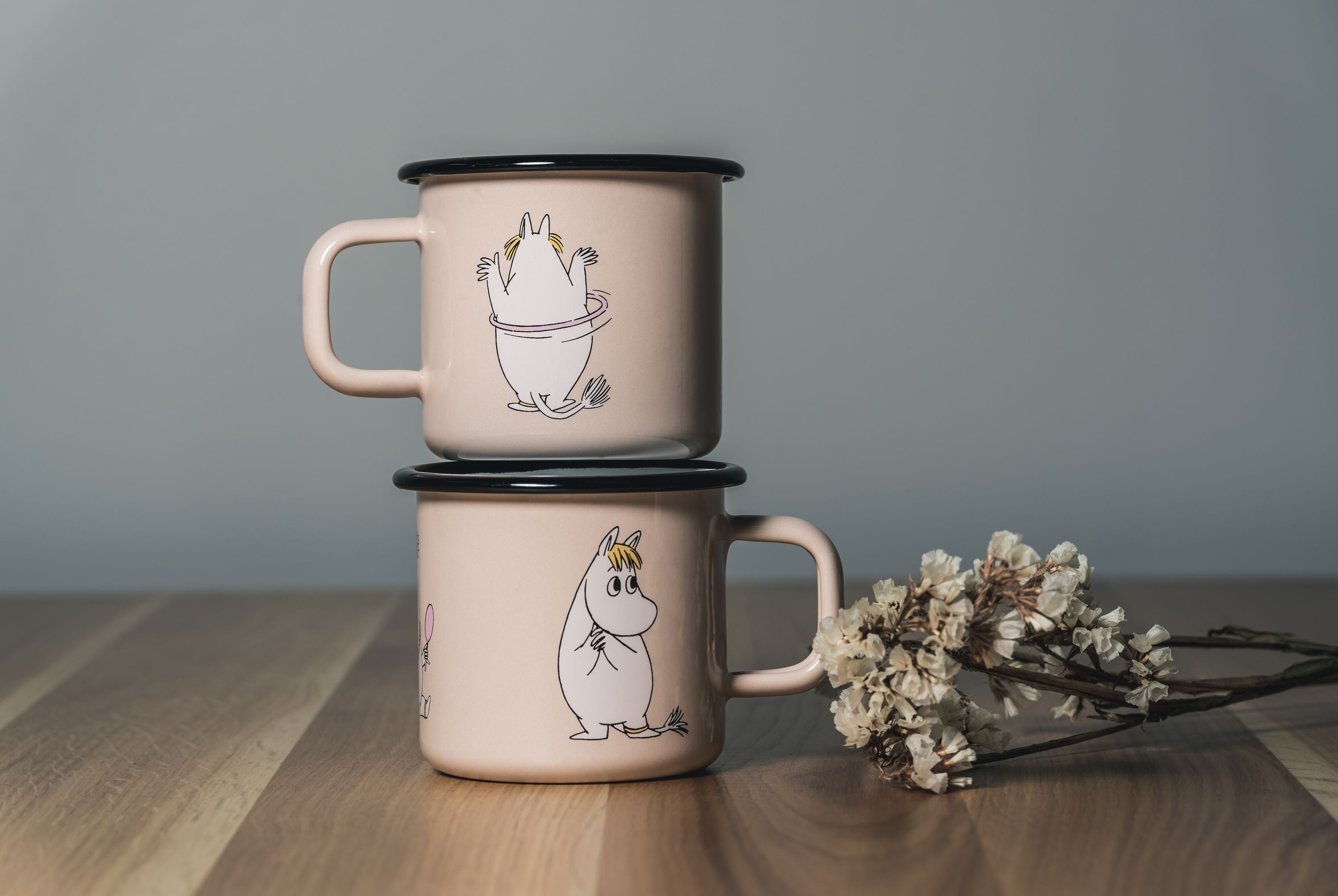 Muurla Moomin Retro Enamel Mug, Moomin, Mint