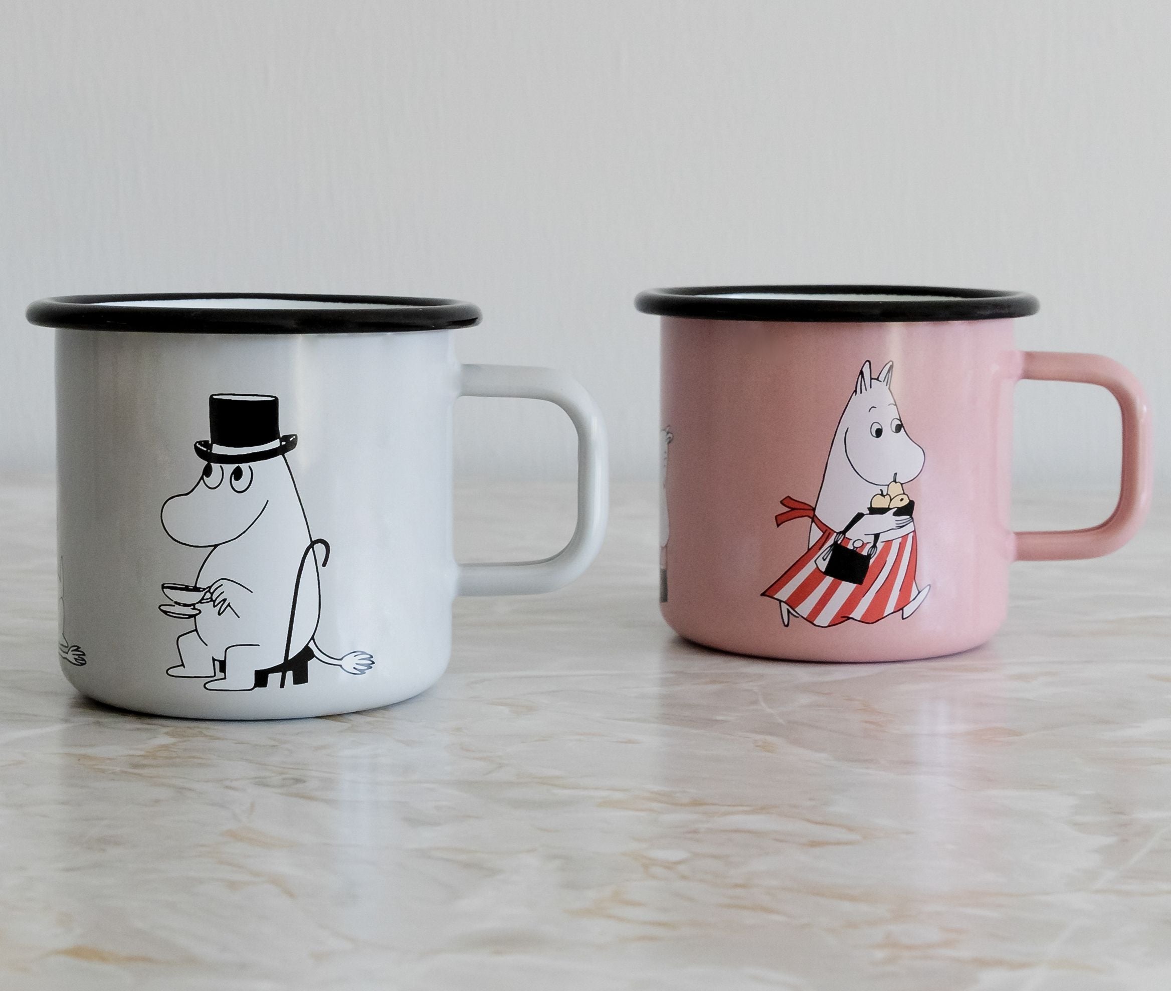 Muurla Moomin Retro Enamel Mug, Stinky