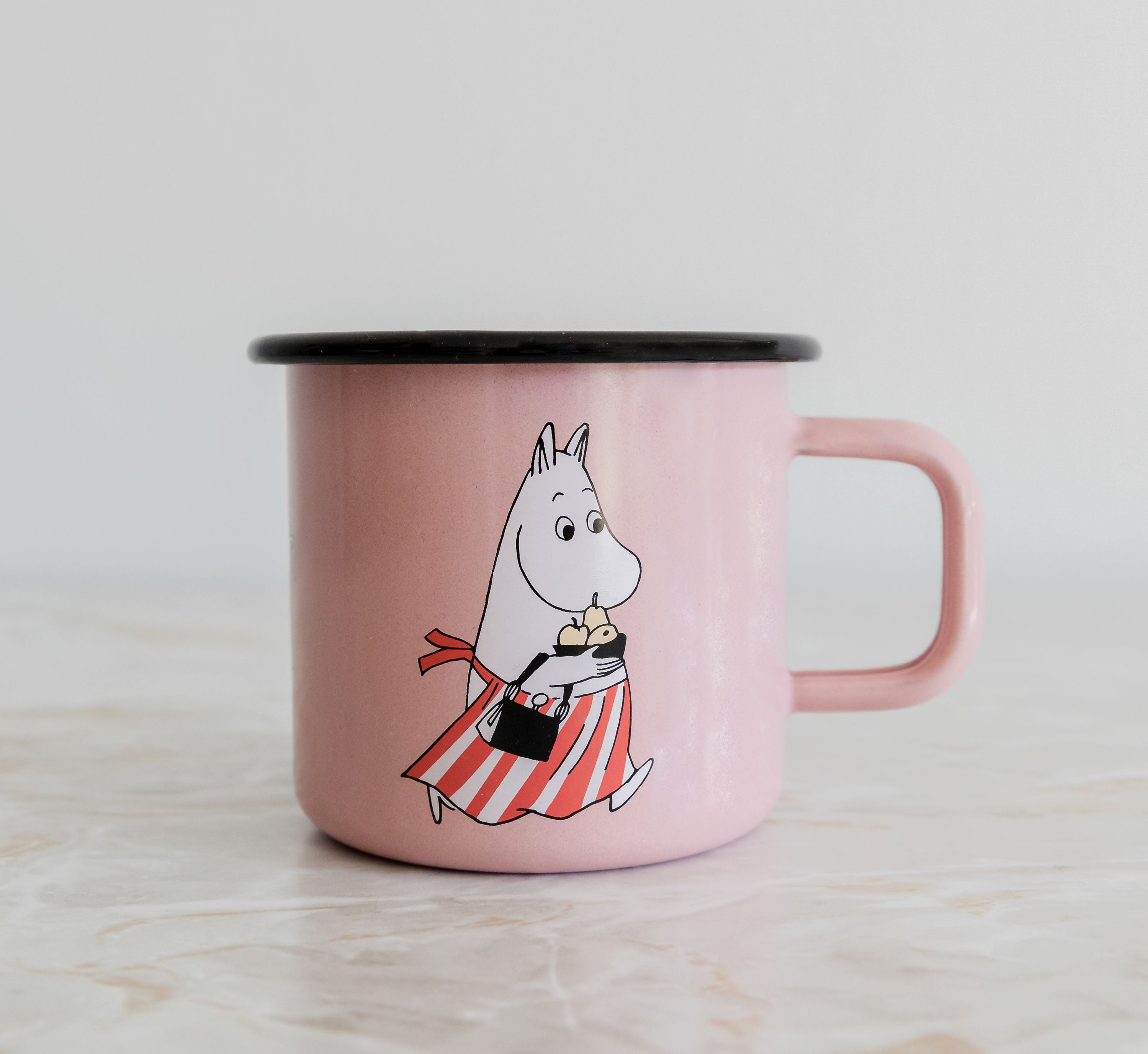 Muurla Moomin Retro Enamel Mug, Stinky