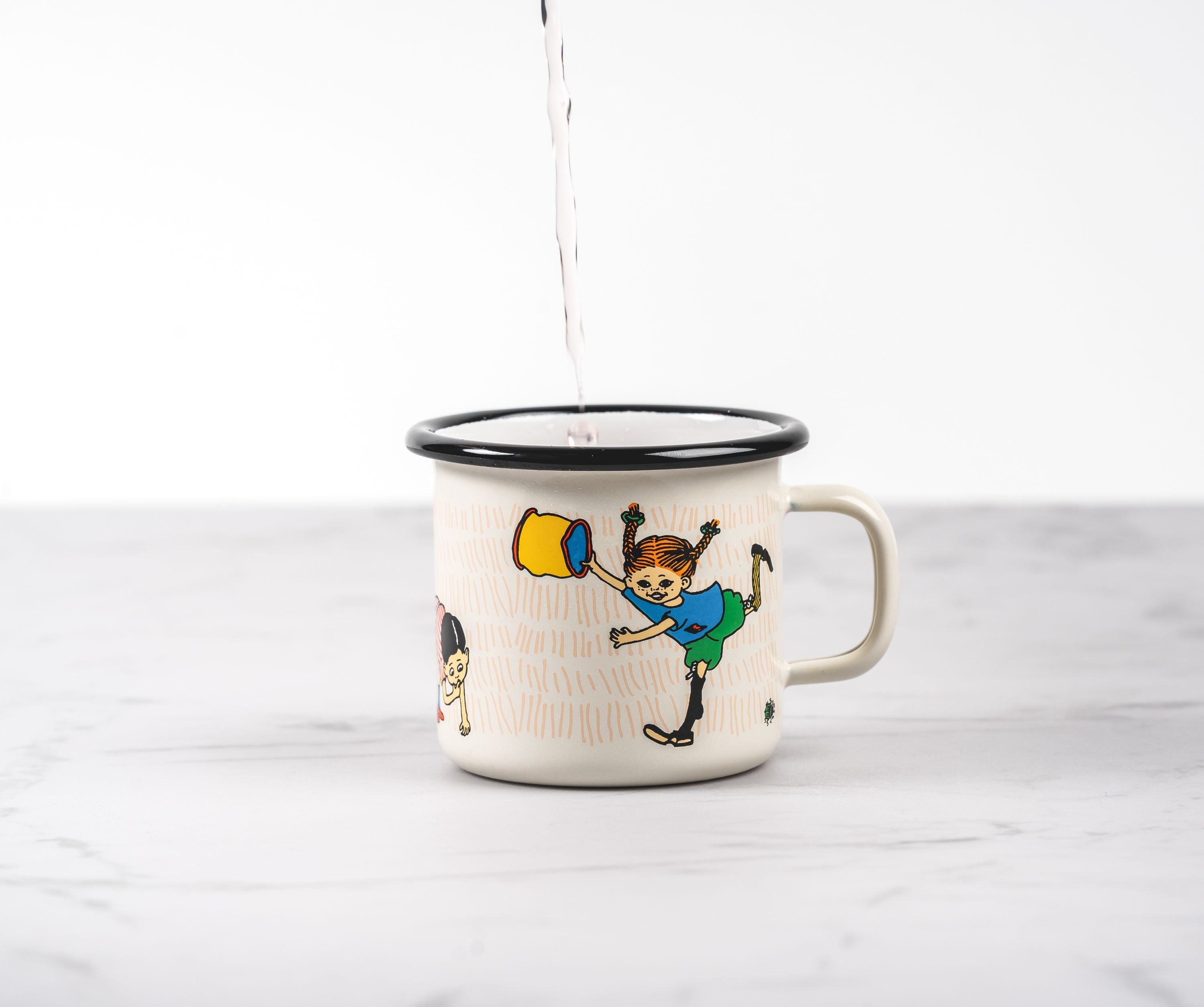 Muurla Pippi Longstocking Enamel Mug, The Snirkle Hunt