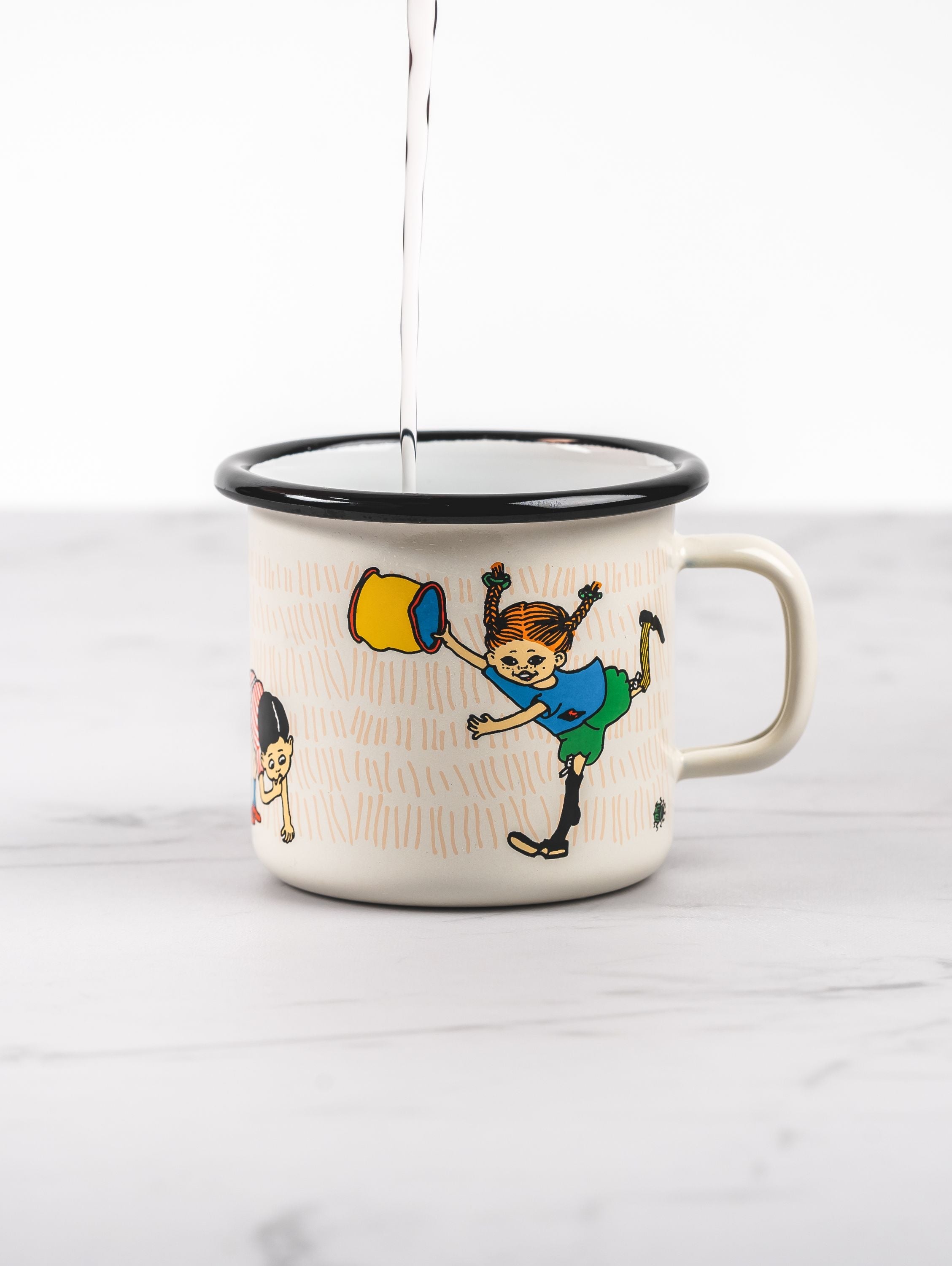 Muurla Pippi Longstocking Enamel Mug, The Snirkle Hunt