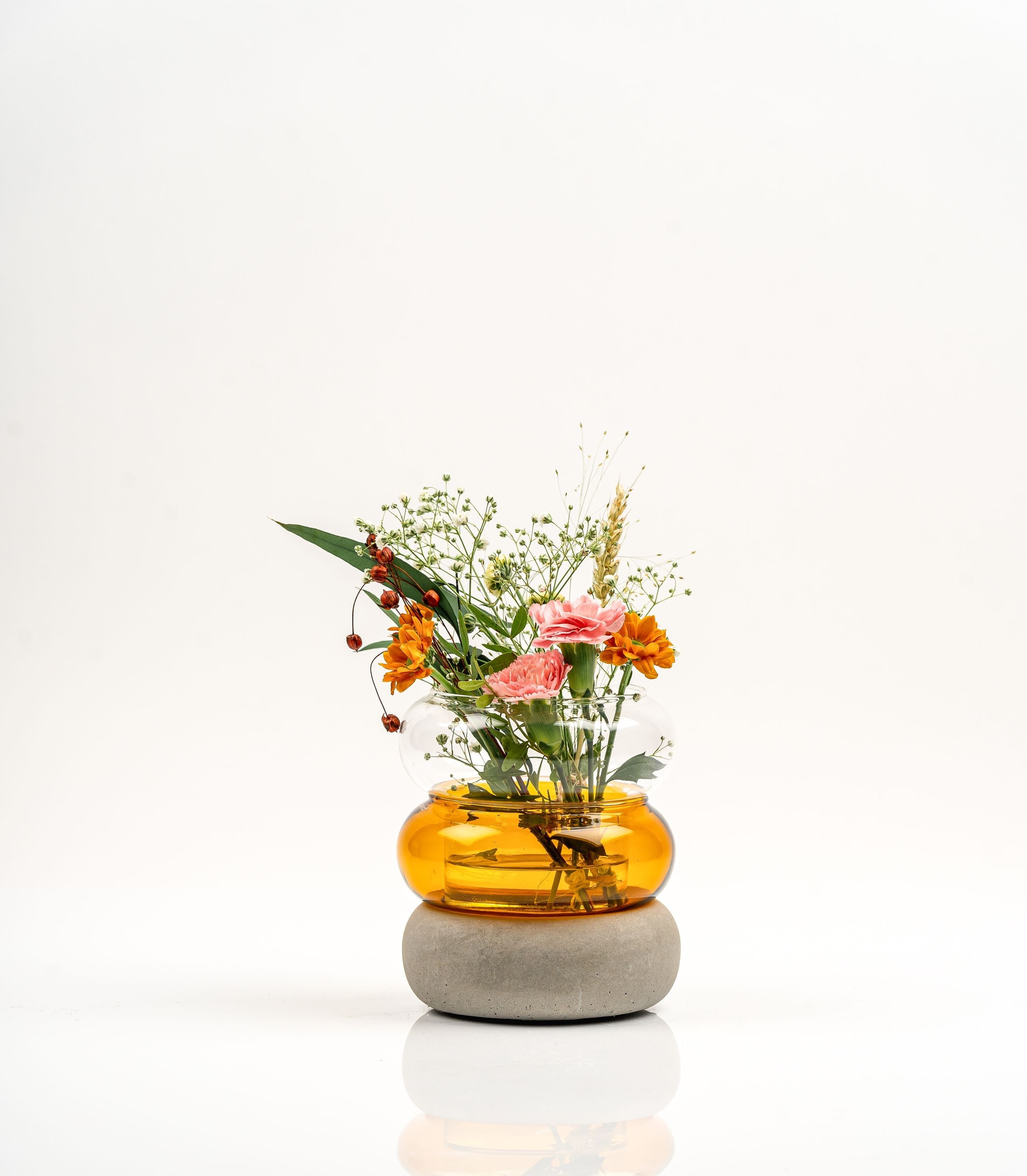 Muurla Bagel Vase, Amber