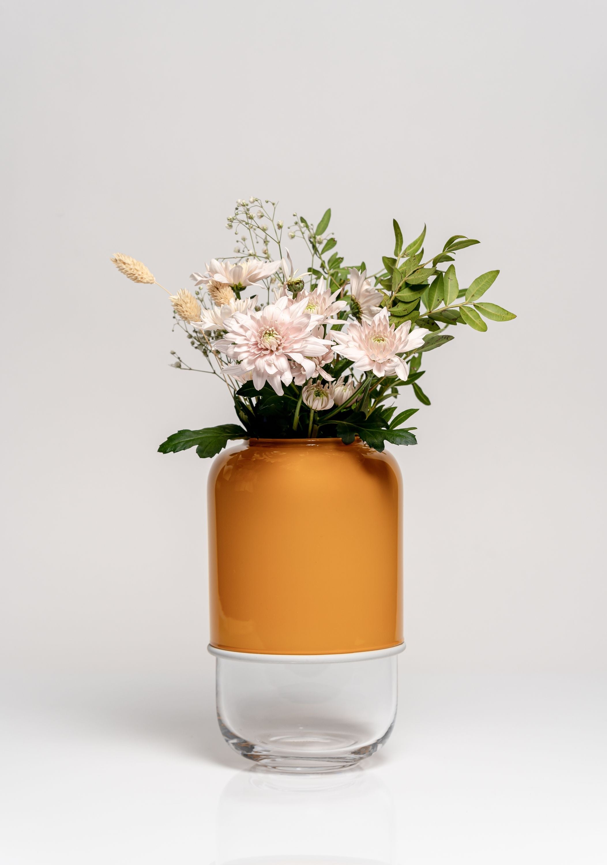 Muurla Capsule Vase, Mustard