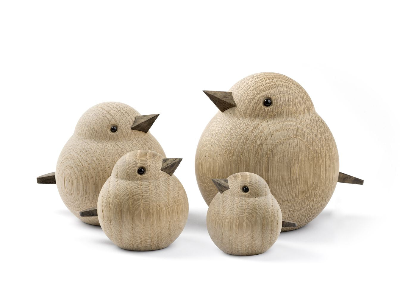 Novoform Design Baby Sparrow Decorative Figure, Natural Oak