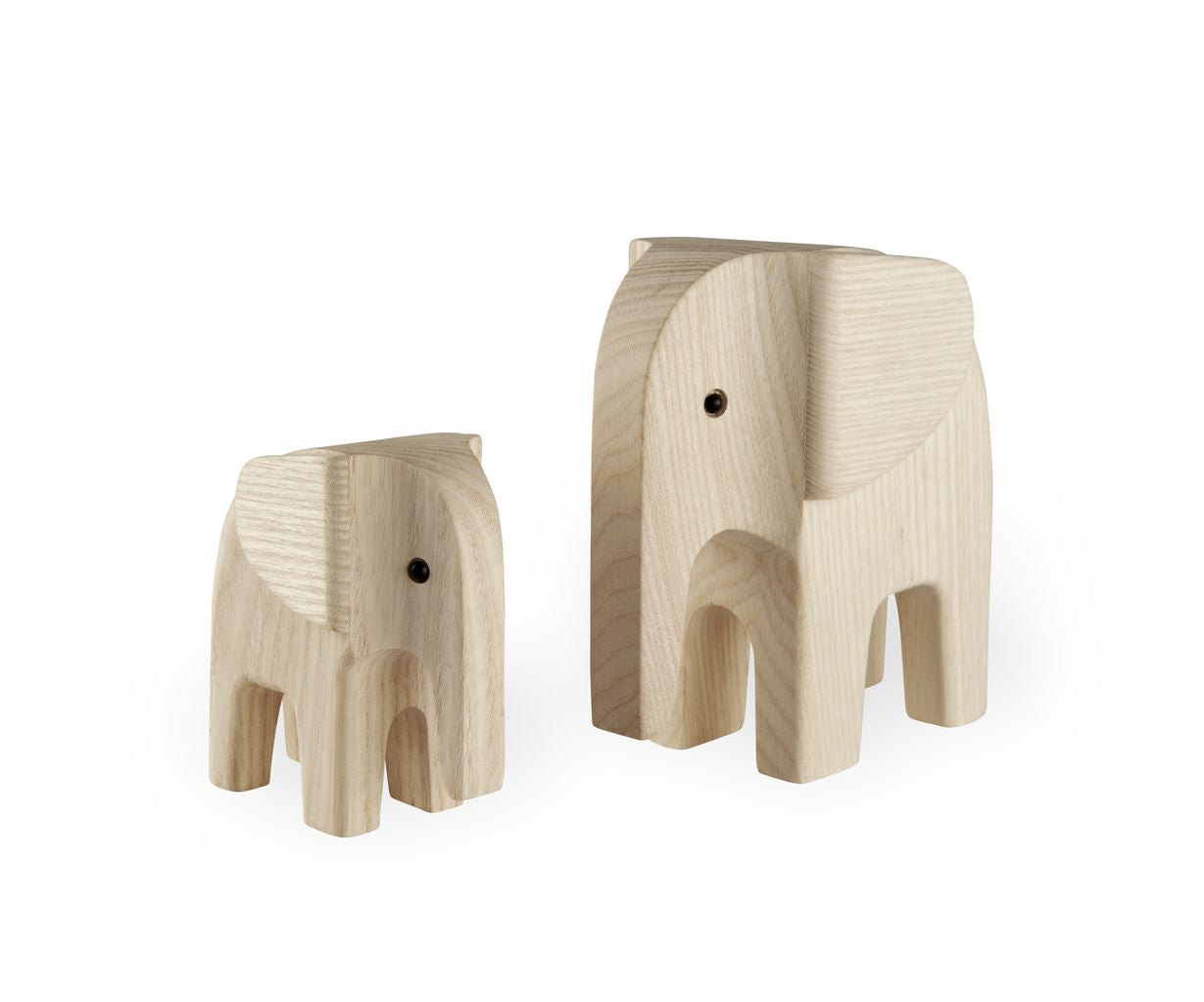 Novoform Design Elephant Decorative Figure, Natural Ash