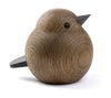 Novoform Design Mama Sparrow Decorative Figure, Dark Stained Oak