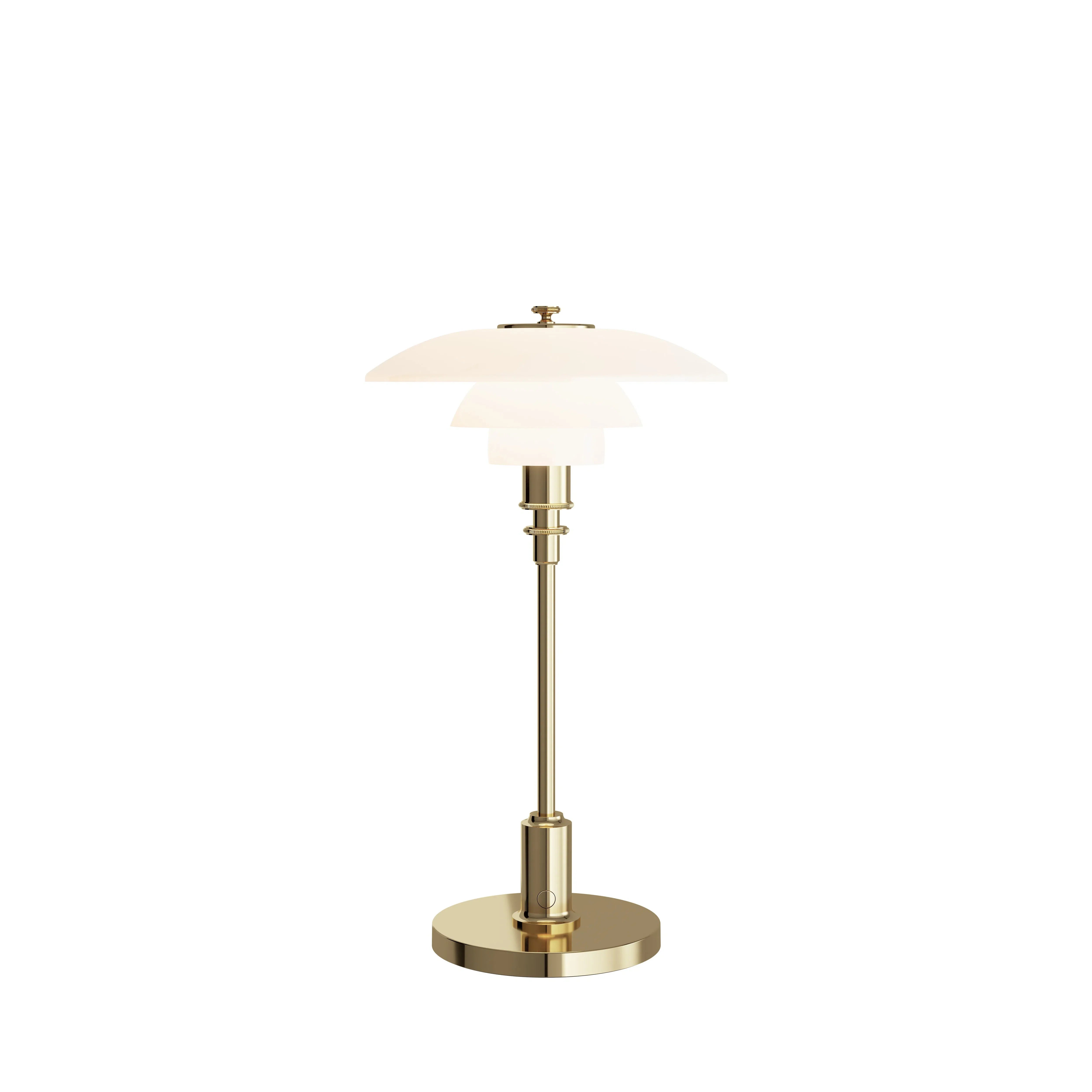 Louis Poulsen PH 2/1 Portable Table Lamp, Brass